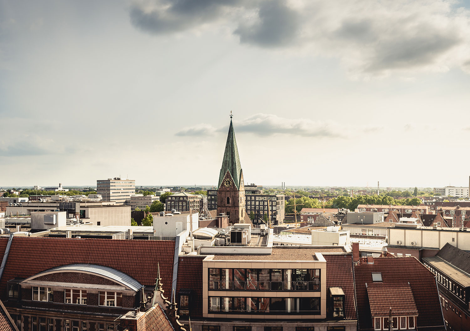 Balgequartier - Ausblick Dachterrasse Johann Jacobs Haus