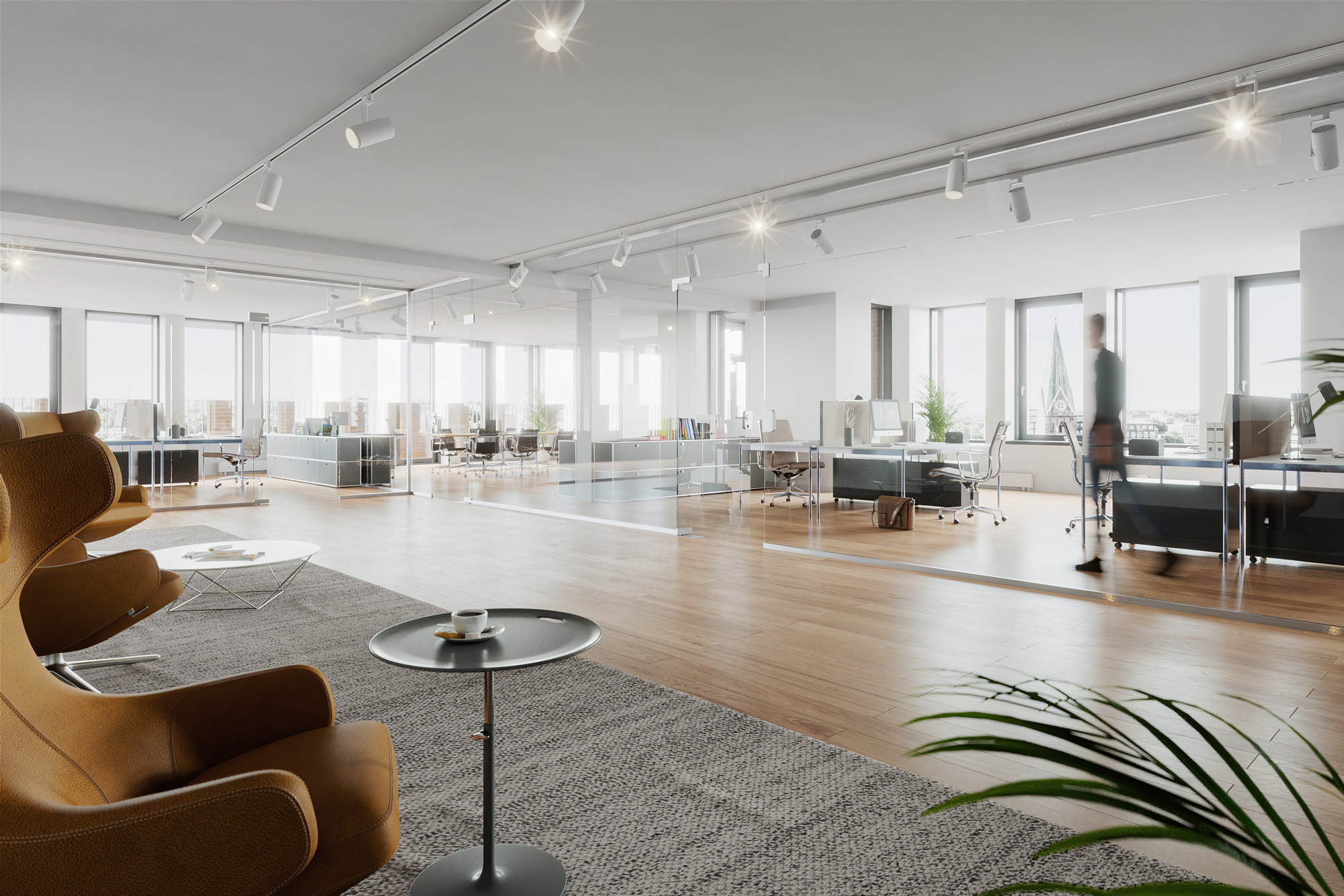 Balgequartier - Visualisierung Innenräume Neues Essighaus