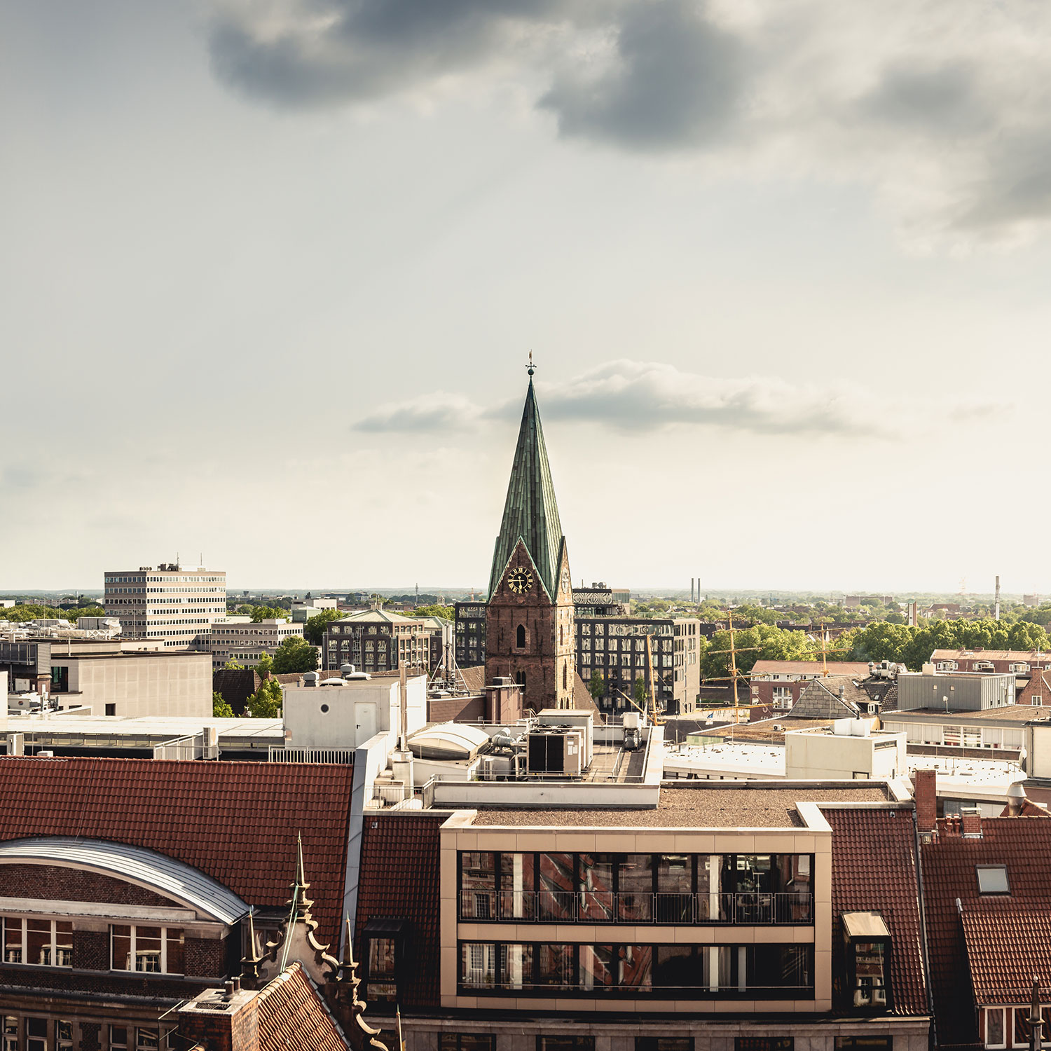 Balgequartier - Ausblick Dachterrasse Johann Jacobs Haus